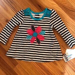 🧸Embellished Long Sleeve Shirt